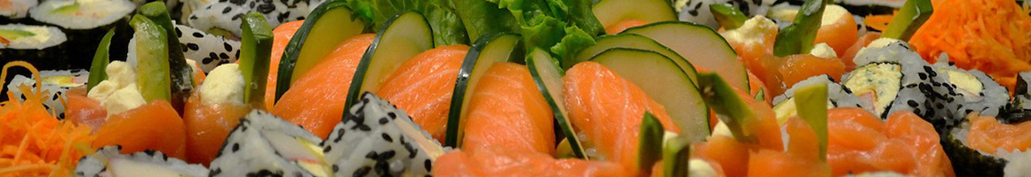 Eating Sushi at Kyoto Sushi restaurant in Dumont, NJ.